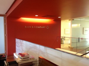 Bain and Company entrance