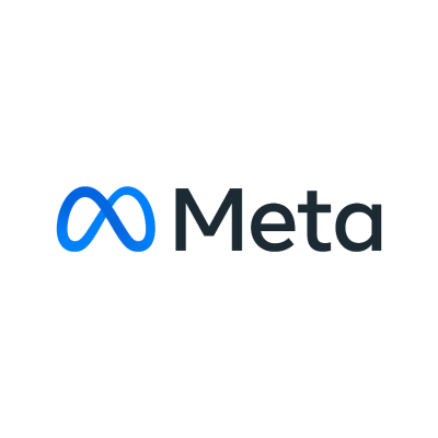 meta logo with transparent background